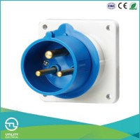 IP44 IEC Cee Panel Mounted Plug for Industrial Connector